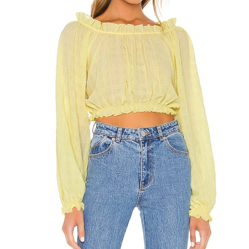 NWT tularosa off the shoulder top